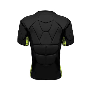 Service OEM Haut de gamme – Hauts de compression rembourrés unisexes sur mesure à manches courtes, respirants, imprimés numériquement, fabriqués au Pakistan - Product Image 2