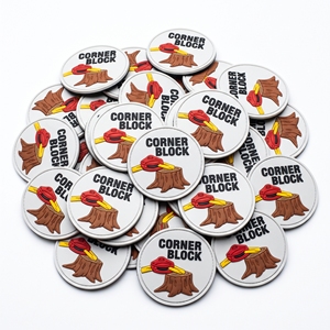 Proveedor Mayorista de Parches Redondos de PVC y Goma Personalizados para Cascos de Seguridad con Gancho y Bucle - Product Image 2
