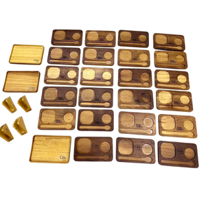 Artículos calientes Bandeja DE SERVICIO DE MADERA personalizada al por mayor Bandeja de café de madera de alta calidad para cafetería - Product Image 1