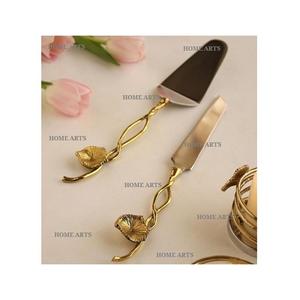 Ensemble de couverts en laiton de dernière génération, serveur à gâteau et couteau, qualité supérieure, taille personnalisée, pour fournisseur en gros - Product Image 3