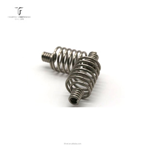 نوابض ضغط من الفولاذ المقاوم للصدأ بأطراف ملولبة حسب الطلب |   نوابض صناعية ثقيلة معتمدة بشهادة ISO9001 قابلة للتخصيص - Product Image 2