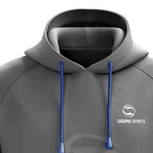 Sweats à capuche en polaire de polyester de qualité supérieure, personnalisables par sublimation, pour hommes, tissu respirant et confortable pour hommes - Product Image 2