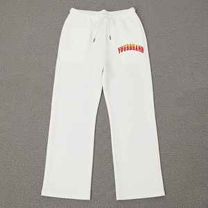 High Quality Custom Made 100% Cotton Loose Fit Flare <b>Jogger</b> Pants For <b>Women</b> Breathable Wide <b>Straight</b> <b>Leg</b> ladies Sweatpants - Product Image 2