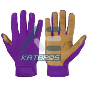 Gants de frappe de baseball en cuir de cabretta légers, conçus pour une adhérence, un confort et une précision supérieurs, parfaits pour les sports de compétition - Product Image 2