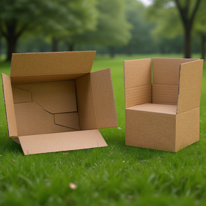 Automatic Single-Wall Corrugated <b>Cardboard</b> Quality 1.20 B Brown Fefco 0711 Dimensions 305x218x130-220mm Pack Size 20 - Product Image 3