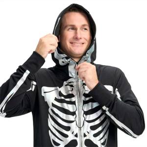 Costume Squelette Homme Confortable Et Tendance Idéal Pour Les Fêtes D'Halloween Et De Cosplay - Product Image 3