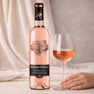 Misterio Antiguo - Vino Rosado Semiseco 100% Tempranillo 11% ABV Vino Rosado Español 750ml - Product Image 3