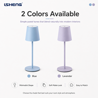 Lampe de table LED sans fil rechargeable en métal avec contrôle tactile, 3 modes de couleur, gradation progressive pour chambre, restaurant, café