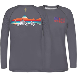 Chemise de pêche à séchage rapide en polyester 100% coton pour hommes, manches longues, respirante, imperméable, vente en gros, sublimation personnalisée disponible - Product Image 1