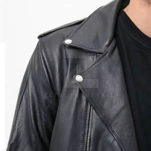 Col personnalisé formel avant logo meilleure couleur Faux cuir veste d'hiver pas cher prix 2025 nouveau Design pour la vente en ligne - Product Image 6