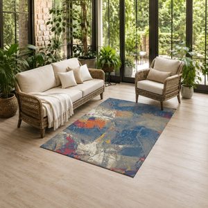 <b>RUGS</b> DEPOT LXDP-0195 Wholesale <b>Charcoal</b> <b>Grey</b> Traditional Anatolian Digital Printed Machine Washable Chenille Area <b>Rug</b> Non Slip - Product Image 6