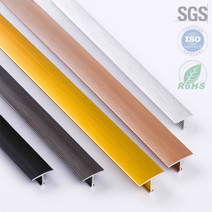 Revêtement <span class=keywords><strong>de</strong></span> sol en métal <span class=keywords><strong>de</strong></span> couleur personnalisable et imperméable à l'eau Garniture <span class=keywords><strong>de</strong></span> <span class=keywords><strong>carrelage</strong></span> en T en aluminium durable Design moderne pour l'extérieur - Product Image 1