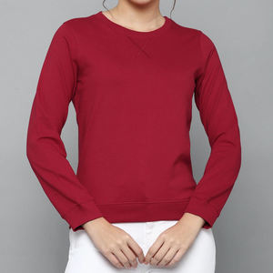 Women's Custom Printed Eco-Friendly Breathable Sweatshirts New Design Long Length Winter Streetwear Casual Style Sweatshirts - Product Image 5
