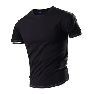 OEM Logo personnalisé T-shirt uni à épaules tombantes Poids lourd de grande taille Logo personnalisé solide à épaules tombantes Durable respirant T-shirt à bas prix - Product Image 4