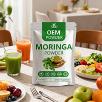 Poudre de Moringa Pure OEM/ODM : Superaliment Naturel pour l'Énergie et la Vitalité – Complément Vert Brut en Poudre de Feuilles de Moringa