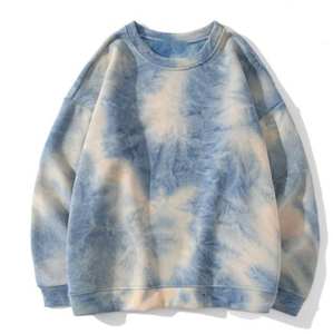 Alta calidad 100% algodón hombres Tie Dye Pullover Sudadera con capucha diseño de letra impresa personalizada temporada de otoño Sudadera con cuello con capucha - Product Image 6