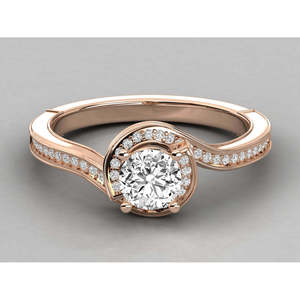 Bague solitaire en or 10 carats pour femmes, diamant cultivé en laboratoire - Product Image 6