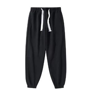 Tendance en gros hommes mode respirant 100% coton pantalons de survêtement unisexe coupe ample Street Wear Joggers personnalisé Teousers - Product Image 4