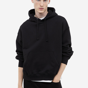 Ensemble de survêtement d'hiver respirant et écologique avec logo personnalisé, polyester/coton, pantalon de jogging épais et sweat-shirt unisexe pour homme - Product Image 1