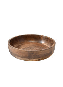 Cuenco para servir de madera de mango macizo hecho a mano de primera calidad, hogar, restaurante, Hotel, uso comercial, ensaladera, comida, de Metal Material, venta al por mayor - Product Image 4