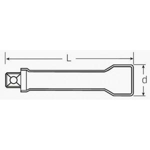 Extensiones de Enchufe VDE Stahlwille de 1/2'' y 1000V - Product Image 2