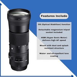 Exclusive Offer: 150-600mm f/5-6.3 Contemporary DG OS Lens for DSLR Cameras with <b>USB</b> Dock and Two <b>64GB</b> SD Cards - Product Image 2