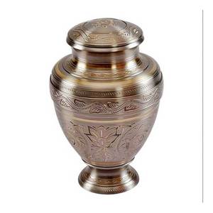 Vente chaude Urnes fabriquées en Inde pour cendres humaines Fournitures funéraires pour adultes Urne en aluminium Crémation Conception personnalisée de qualité supérieure - Product Image 3