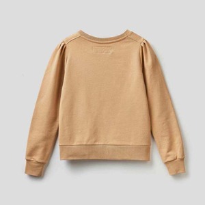 Vente en gros de sweats ras du cou en molleton vierge Sweatshirts en polyester personnalisés pour femmes pour impression de broderie tenue décontractée - Product Image 5