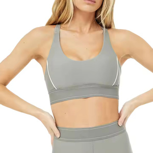 La mejor oferta, conjuntos de Yoga ligeros para damas, ropa de gimnasio de cintura alta, conjunto de sujetadores, conjunto de ropa deportiva con estampado internacional estándar - Product Image 4