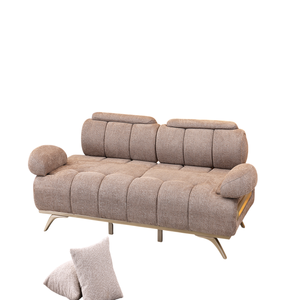 Divano <span class=keywords><strong>Letto</strong></span> Convertibile di Tendenza, Moderno in Tessuto Texturizzato, Set di Mobili di Lusso Turchi per Soggiorno, <span class=keywords><strong>Letto</strong></span> Funzionale per Studio - Product Image 1