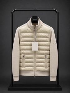 Blouson matelassé hybride de luxe pour homme – Manteau bomber d'hiver thermique premium à col montant, fermeture éclair intégrale, décontracté, coupe-vent et chaud pour l'extérieur - Product Image 5