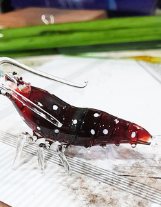 งานฝีมือแก้วมูราโน่รูปทรงกุ้งและกุ้งล็อบสเตอร์จากผู้ผลิต OEM  งานแก้วเป่าด้วยมือ  ของตกแต่งบ้าน ของขวัญ - Product Image 2