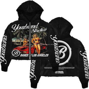 2025 nueva llegada diseño personalizado ropa Casual hombres sudaderas con capucha para hombres de gran tamaño mejor calidad diseño básico Sudadera con capucha - Product Image 5