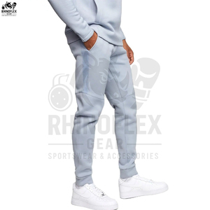Chándal Deportivo de Invierno Transpirable con Logotipo Personalizado al por Mayor para Hombre, Color Sólido, Poliéster/Algodón, Personalizado con Logotipo Impreso - Product Image 2
