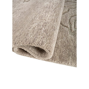 Alfombra de Lana Anudada a Mano en Verde Azalea, con Patrón Floral y Abstracto, Estilo Clásico para Sala de Estar y Entrada, Nueva Aiwz-1002 - Product Image 2