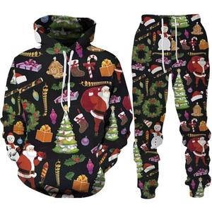 Survêtement décontracté à capuche pour homme et femme, hiver, Noël, Nouvel An, 100% coton, respirant, taille élastique, tendance, vente au Pakistan, bon marché - Product Image 1