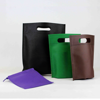Sacs d'épicerie réutilisables écologiques en tissu Non tissé recyclé avec poignées douces et confortables, fournisseur vietnamien Haplast
