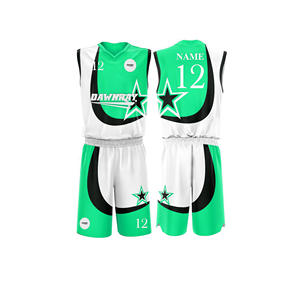 Ensemble d'uniformes de basket-ball professionnels, maillot et short en Polyester respirant à séchage rapide, vêtements de sport d'équipe pour hommes, femmes et jeunes - Product Image 6