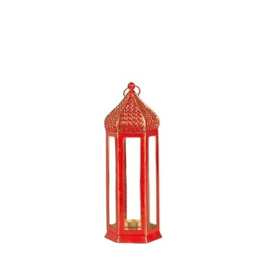 High Quality New Handmade Metal and Glass <b>Tall</b> Hanging <b>Lantern</b> for Indoor and Outdoor Christmas Wedding Decorations - Product Image 1