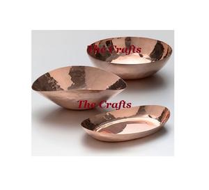 Tazón para Servir Ensaladas de Cobre con la Mejor Calidad, Tazón Redondo para Postres y Dulces para Uso en Mesa de Bodas - Product Image 5