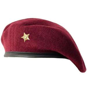 Boina ceremonial 2024 de tasa barata, gorras de boina ceremonial con logotipo personalizado de lana 100% de alta calidad con el mejor servicio OEM - Product Image 1