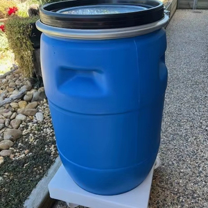 Bidones de Plástico Blancos Apilables de HDPE de 200L 220L (55 Galones) en Venta - Product Image 1