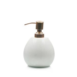 Distributeur de savon en marbre blanc de forme classique, fabriqué en Inde, pour usage domestique et hôtelier, disponible au meilleur prix d'usine - Product Image 3