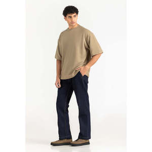 Camisetas de Punto Holgadas para Hombre, 280g MN-TS-SS26-021-A, Camisetas con Logotipo y Letras Estampadas, Diseño Transpirable y Compresible - Product Image 3