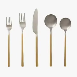 Ensemble de couverts élégant, vaisselle vintage pour hôtels, vaisselle de dîner unique et élégante - Product Image 1