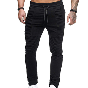 Pantalones de correr para hombre nuevos y personalizados al por mayor pantalones de fitness tejidos de secado rápido sueltos pantalones de chándal informales - Product Image 3