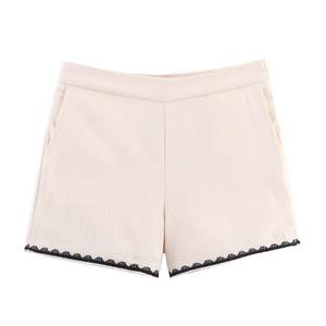 กางเกงขาสั้นกีฬาแฟชั่นลำลองสไตล์ยุโรปและอเมริกาสำหรับผู้หญิง ระบายอากาศได้ดี เอวกลาง รุ่นใหม่ประจำฤดูร้อนปี 2025 - Product Image 2