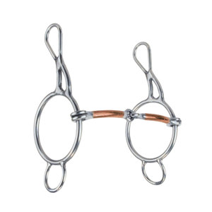 Bocado Clásico para Caballo, Anillo de Bocado de Acero Inoxidable para Equitación y Entrenamiento, Apto Enterprises AE-12311 - Product Image 3