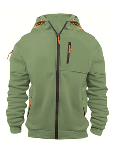 Haute Qualité 2024 Logo Personnalisé Impression 100% Polyester Polaire Blanc Style Lâche Décontracté Plus La Taille Hommes À Capuche Basics Coton Mélangé - Product Image 3