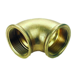Gomito Hembra Hembra Idraulica Gr.3/8 en Latón Amarillo - Product Image 1